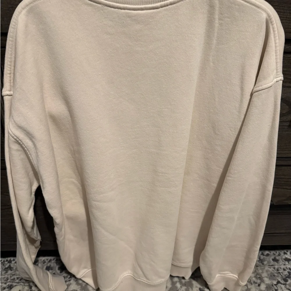 Halfdays Women's Cream Sweatshirt - Picture 3 of 3